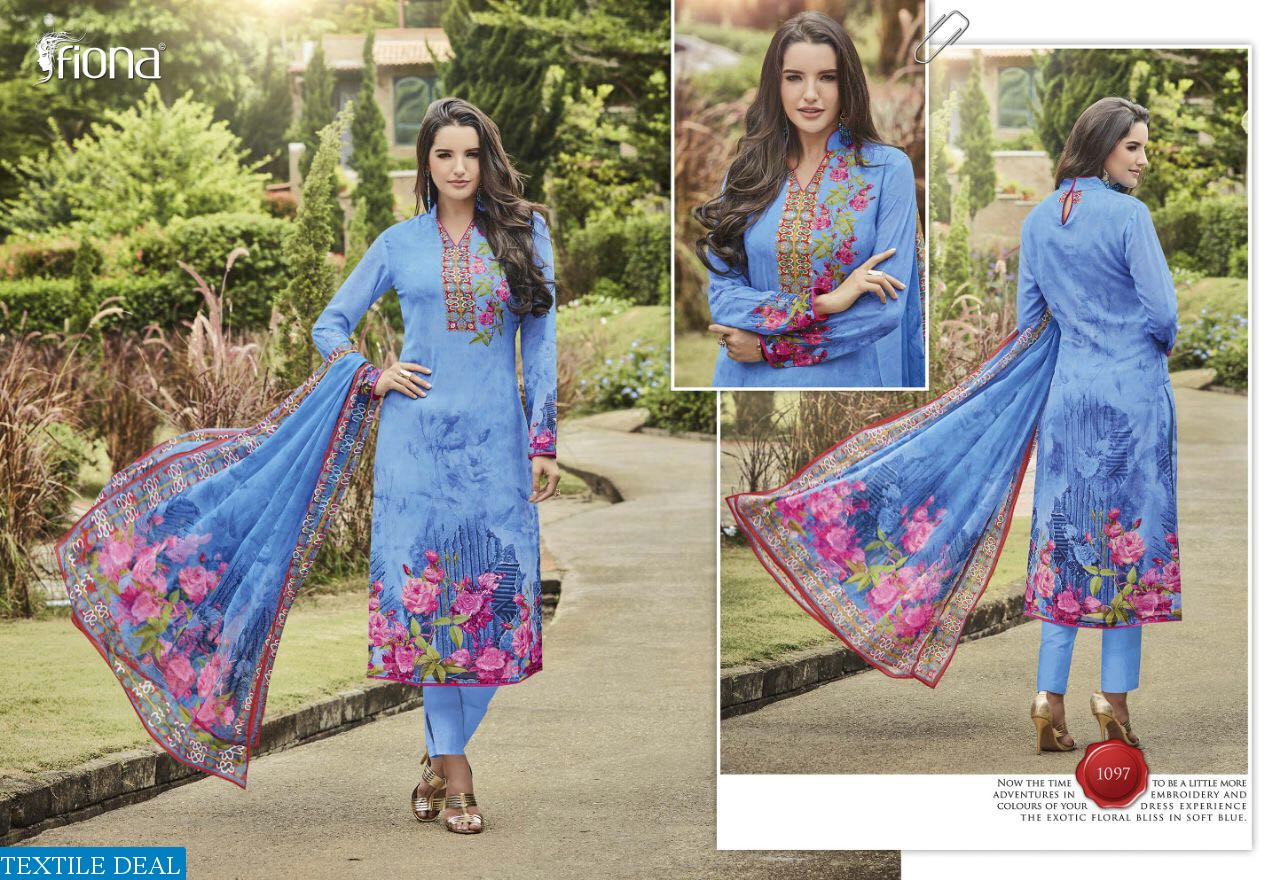 Fiona mehezabeen vol-5 Wholesale Straight Ethnic Suits